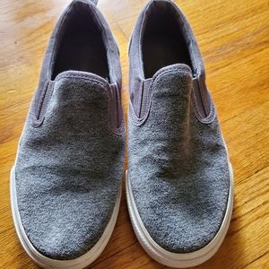Boys Old Navy gray slip-on casual shoes